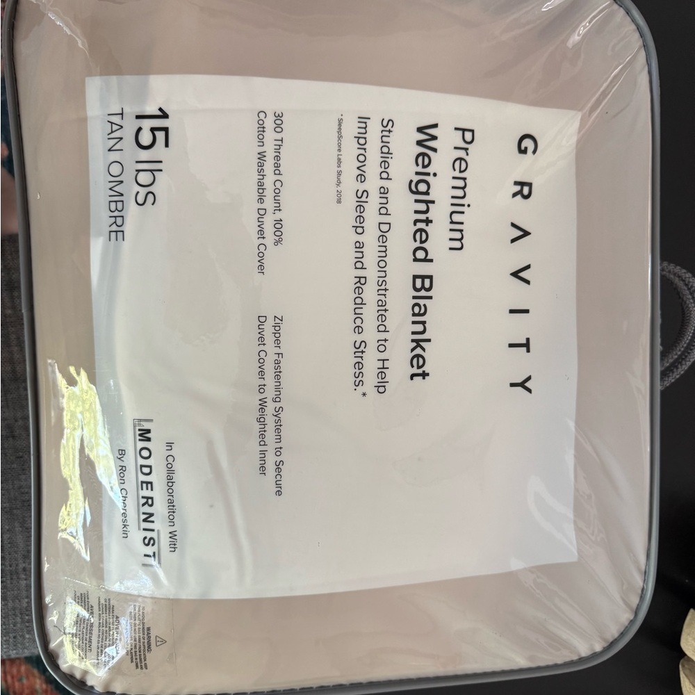 Gravity Weighted Blanket - Tan Ombre